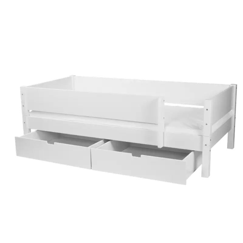 Manis-h Mimer Enkeltseng Med Sengehest og Skuffer