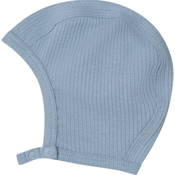 MarMar Babyhjelm - Rib - Bomuld/Modal - Hoody - Blue Iris MarMar Babyhjelm - Rib - Bomuld/Modal - Hoody - Blue Iris