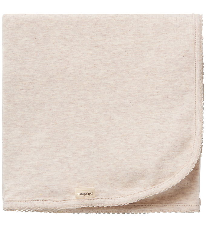 MarMar Babytæppe - 80x80 cm - Alida - Noos - Lysebeigemeleret