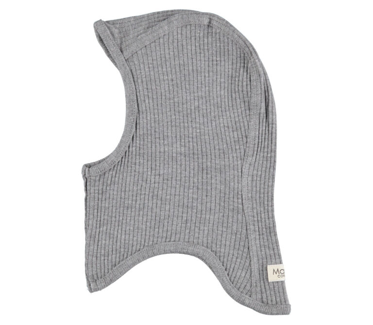 MarMar Balaclava Elefanthue - Grey Melange - 62 cm / 4 mdr. MarMar Balaclava Elefanthue - Grey Melange - 62 cm / 4 mdr.