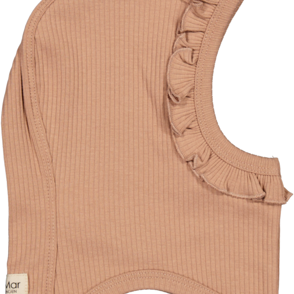 MarMar Balaclava Frill Elefanthue - Rose Brown - 62 cm / 4 mdr.