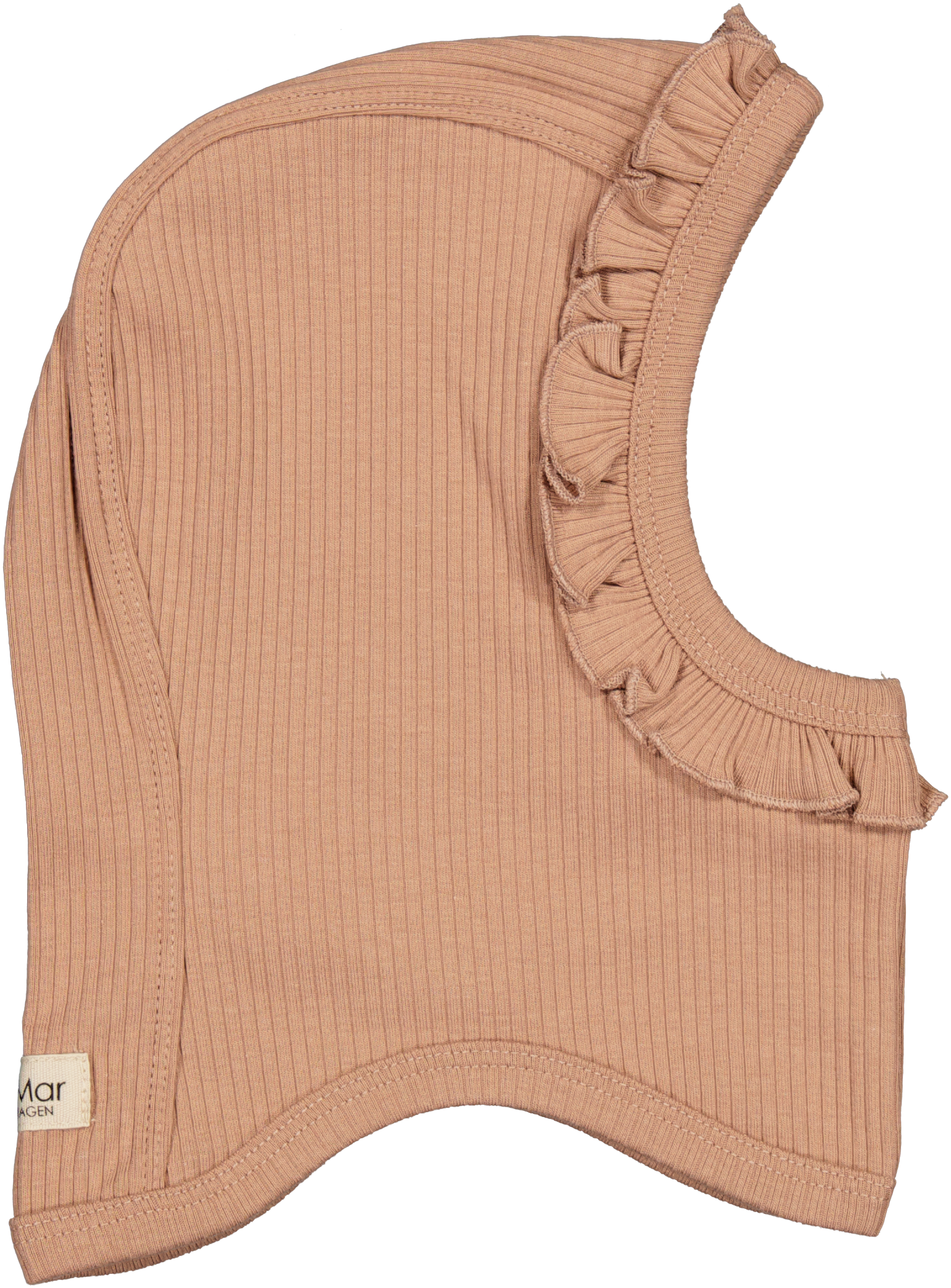 MarMar Balaclava Frill Elefanthue - Rose Brown - 62 cm / 4 mdr.