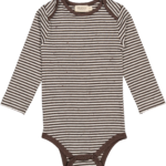 MarMar Ben Modal Body - Deep Choco Stripe - 56 cm / 2 mdr.