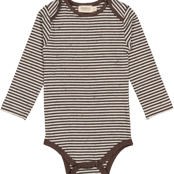 MarMar Ben Modal Body - Deep Choco Stripe - 56 cm / 2 mdr.