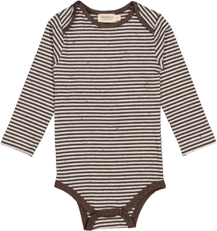 MarMar Ben Modal Body - Deep Choco Stripe - 56 cm / 2 mdr.