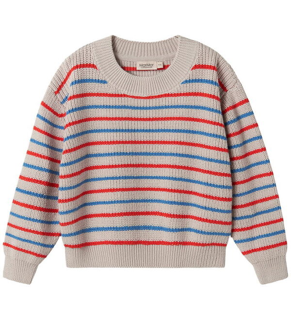 MarMar Bluse - Strik - Teno - Tomato Mix Stripe