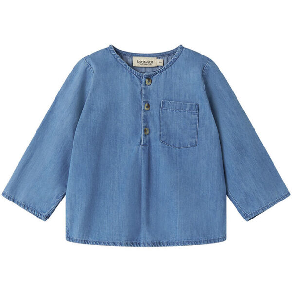 MarMar Bluse - Troy - Blue Denim