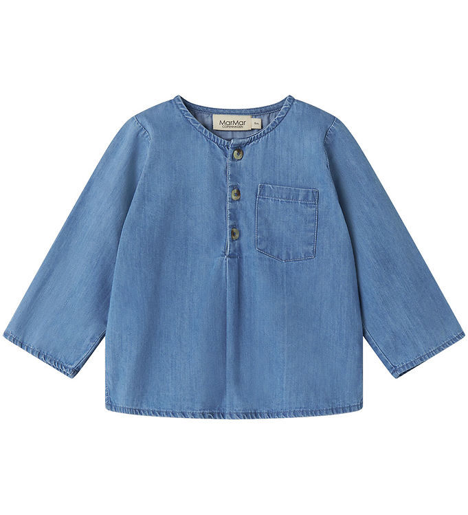 MarMar Bluse - Troy - Blue Denim