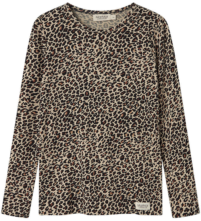 MarMar Bluse - Viskose - Brown Leo