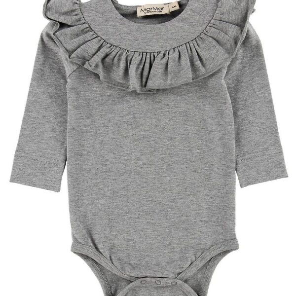 MarMar Body l/æ - Bibbi - Jersey - Gråmeleret MarMar Body l/æ - Bibbi - Jersey - Gråmeleret