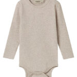 MarMar Body l/æ - Rib - Bomuld/Modal - Light Beige Melange