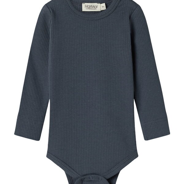 MarMar Body l/æ - Rib - Modal - Noos - Blå MarMar Body l/æ - Rib - Modal - Noos - Blå