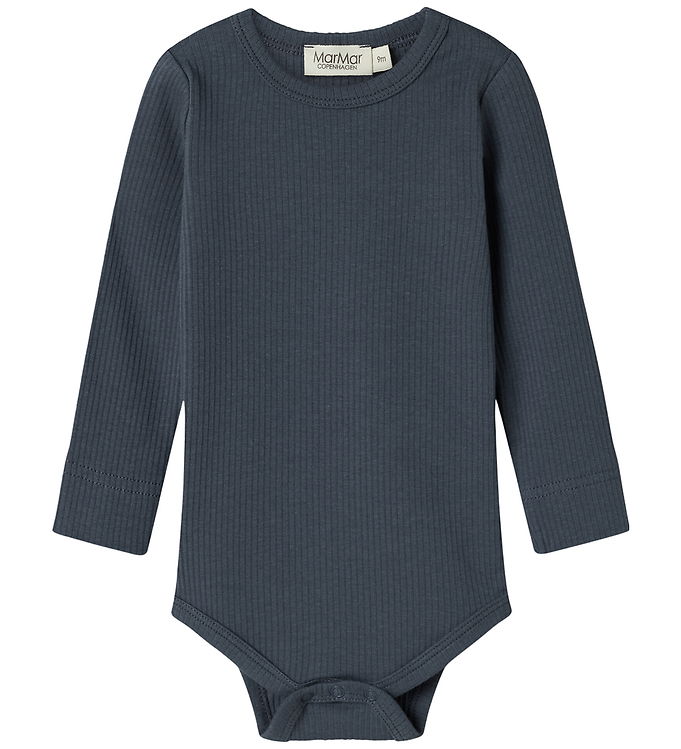 MarMar Body l/æ - Rib - Modal - Noos - Blå