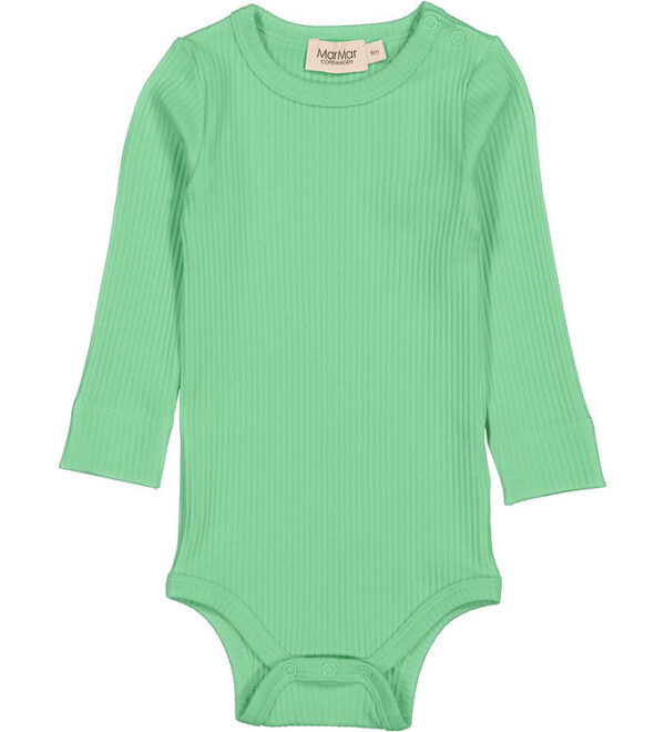 MarMar Body l/æ - Rib - Modal - Plain - Cale Green