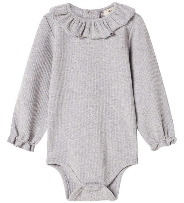 MarMar Body l/æ - Rib/Modal - Brandine - Light Grey Melange