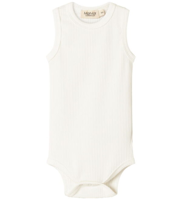 MarMar Body u/æ - Rib - Sleeveless - Noos - Gentle White