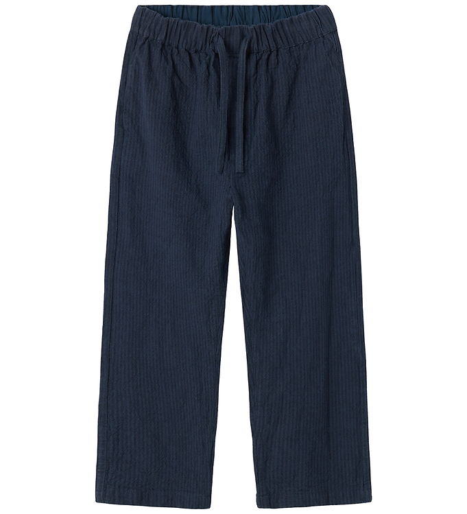 MarMar Bukser - Plano - Dark Blue Stripe