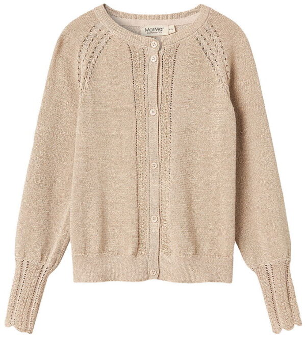 MarMar Cardigan - Strik - Tillie - Gold Glitter MarMar Cardigan - Strik - Tillie - Gold Glitter