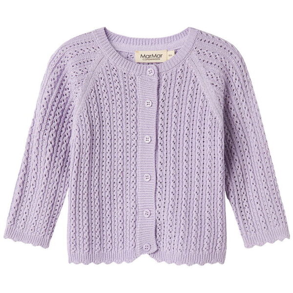 MarMar Cardigan - Totti - Uld/Bomuld - Amethyst