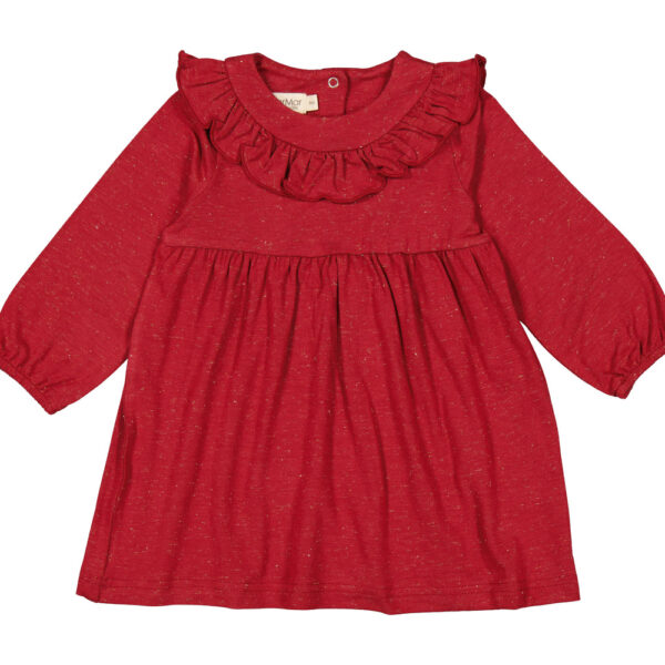 MarMar Deas Glitter Kjole - Rosehip Glitter - 68 cm / 6 mdr.