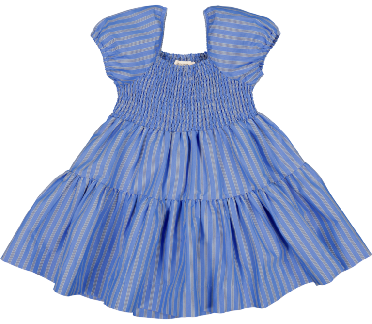 MarMar Dyman Smooth Dress - Cornflower Stripe - 92 cm / 2 år MarMar Dyman Smooth Dress - Cornflower Stripe - 92 cm / 2 år