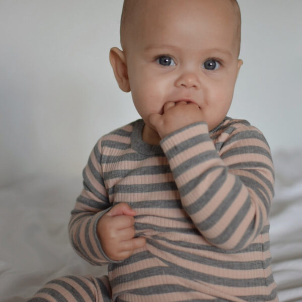 MarMar Heldragt Plain Rompy - Rose / Grey Melange - 56 cm / 2 mdr.