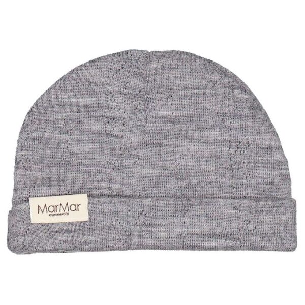 MarMar Hue - Uld - Pointelle - Aiko - Grey Melange MarMar Hue - Uld - Pointelle - Aiko - Grey Melange