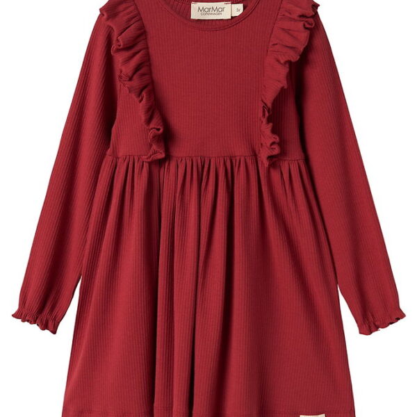 MarMar Kjole - Modal/Rib - Dikte - Hisbiscus Red
