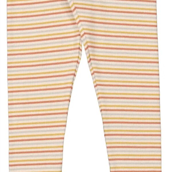 MarMar Leggings Modal Rib Autumn Stripe Mix