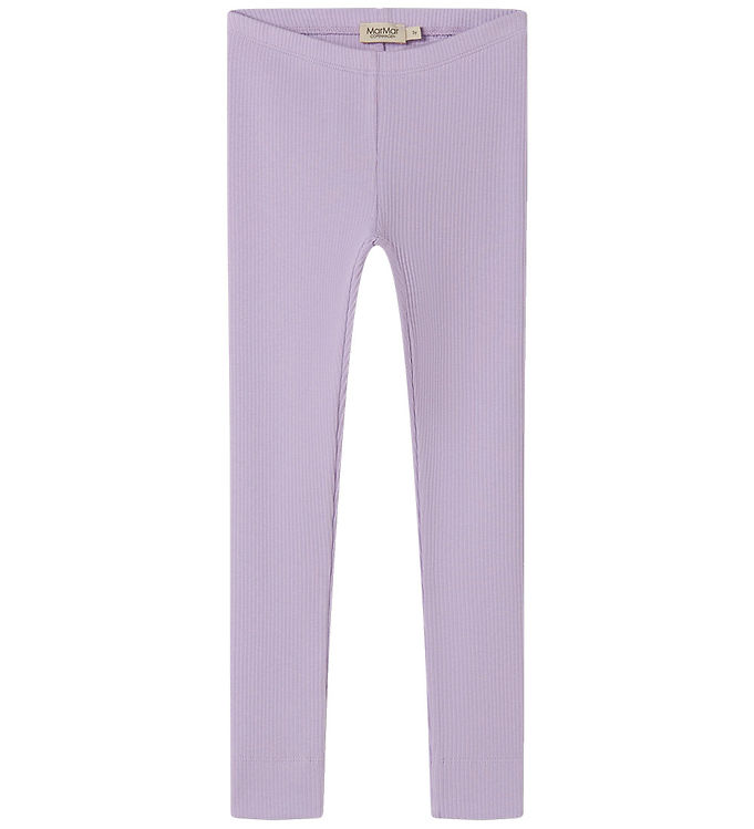 MarMar Leggings - Rib - Bomuld/Modal - Lilacs MarMar Leggings - Rib - Bomuld/Modal - Lilacs
