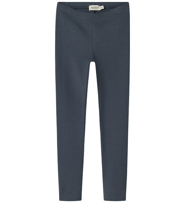 MarMar Leggings - Rib - Modal - Blå