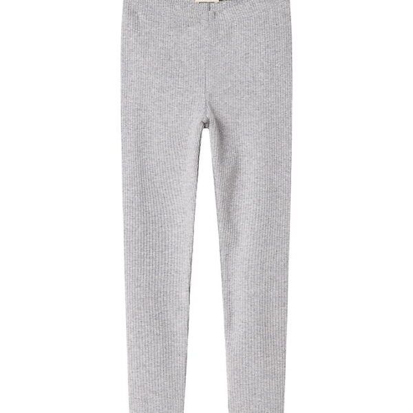 MarMar Leggings - Rib - Modal - Lysegråmeleret