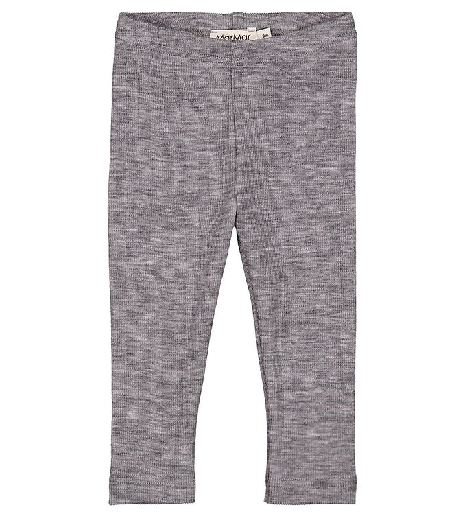 MarMar Leggings - Uld - Leg - Grey Melange