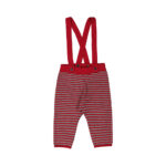 MarMar Pirol Pants med seler - Hibiscus Red Stripe - 56 cm / 2 mdr.