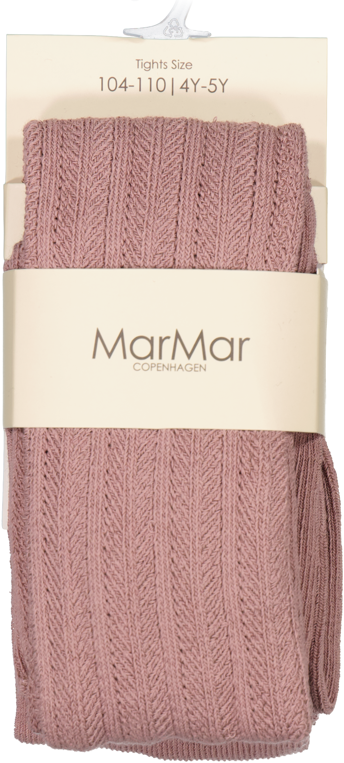 MarMar Pointelle Strømpebukser - Dusty Mauve - 1-1 1/2 år