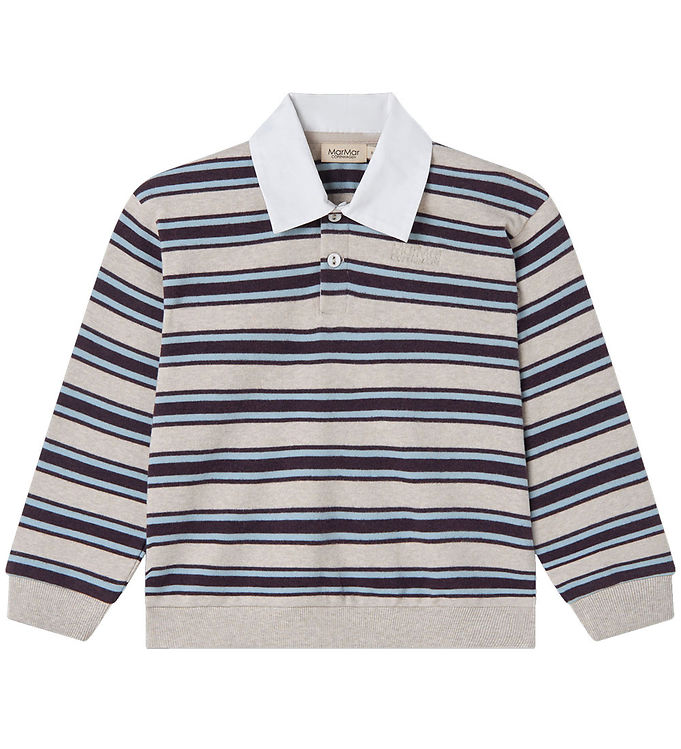 MarMar Polobluse - Modal - Thanos - College Stripe MarMar Polobluse - Modal - Thanos - College Stripe