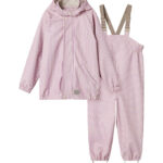 MarMar Regntøj m. Seler - PU - Oddy - Pink Stripe