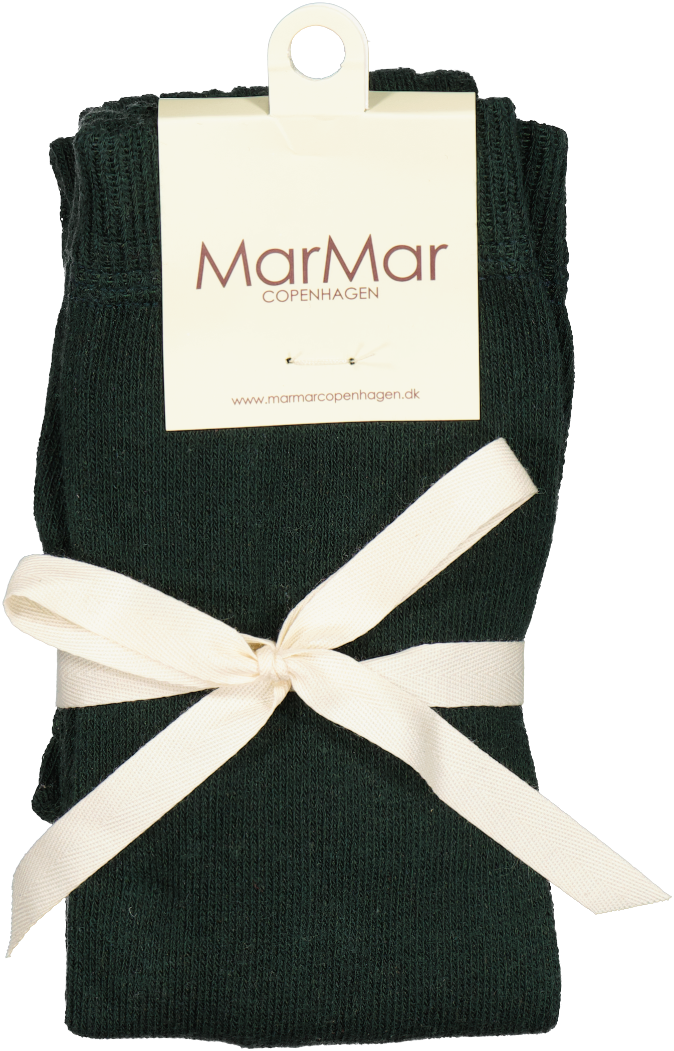 MarMar Rib Strømpebukser - Dark Leaf - 1-1 1/2 år