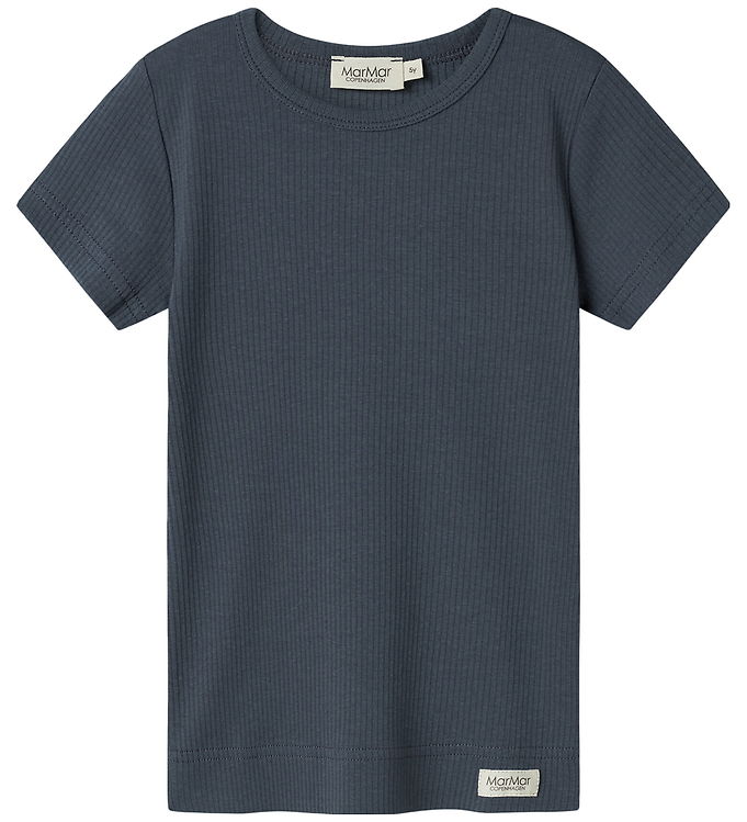 MarMar T-shirt - Rib - Modal - Noos - Blå