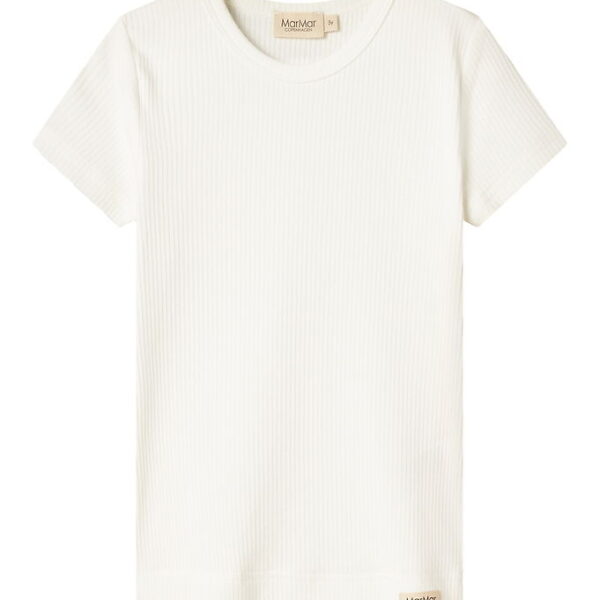 MarMar T-shirt - Rib - Modal - Noos - Gentle White