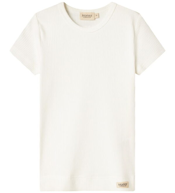 MarMar T-shirt - Rib - Modal - Noos - Gentle White