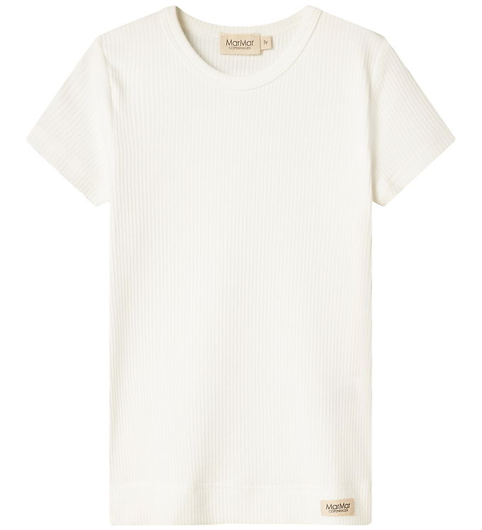MarMar T-shirt - Rib - Modal - Noos - Gentle White MarMar T-shirt - Rib - Modal - Noos - Gentle White