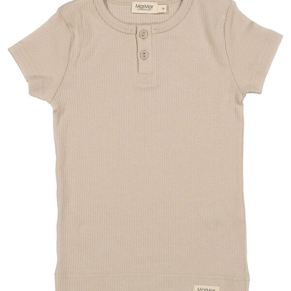 MarMar T-shirt - Rib - Modal - Stone Wall