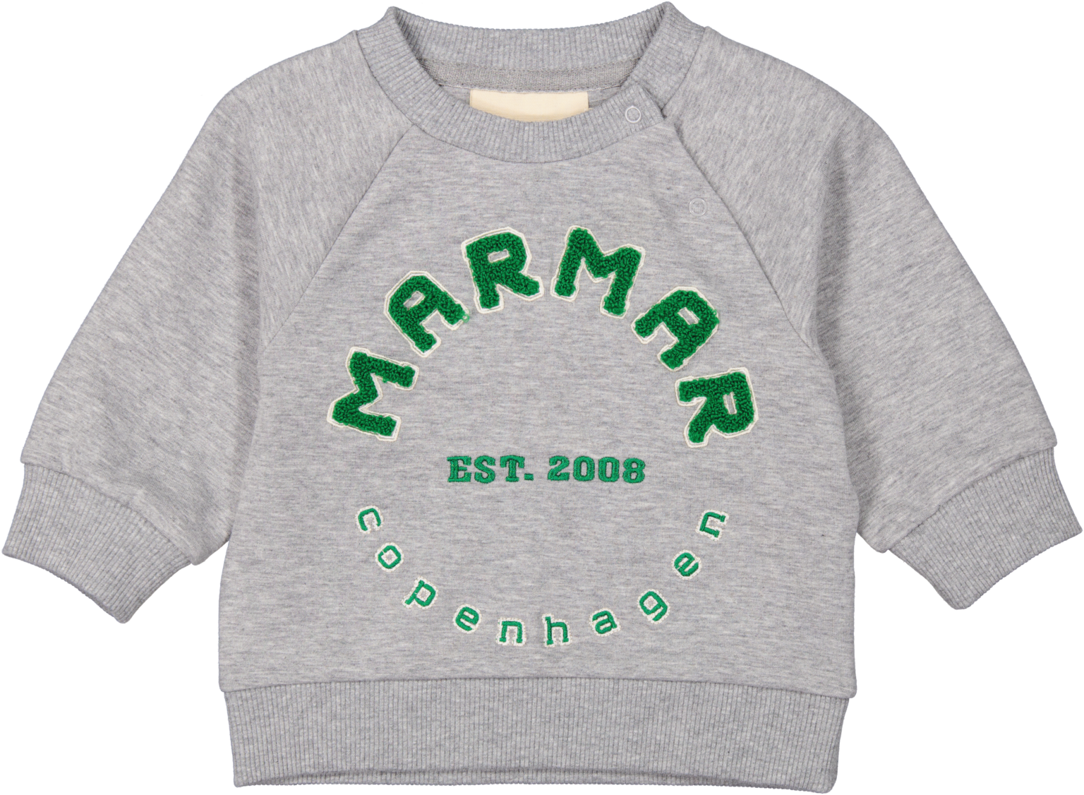 MarMar Theos Sweat Shirt - Green Logo - 62 cm / 4 mdr.