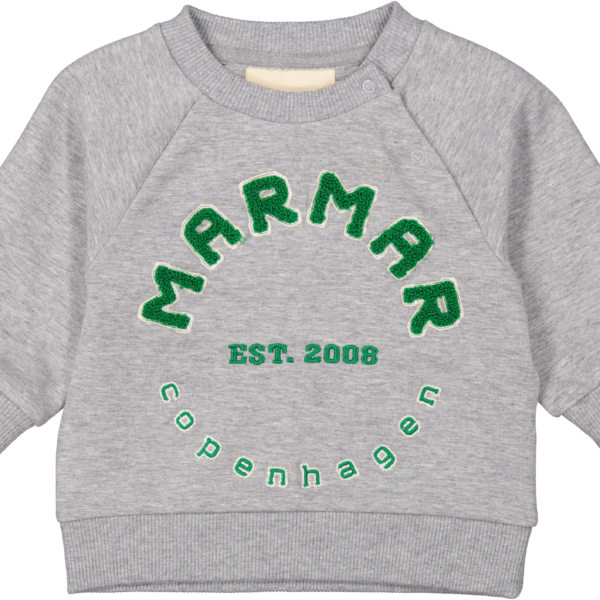MarMar Theos Sweat Shirt - Green Logo - 62 cm / 4 mdr.