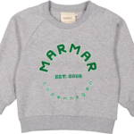 MarMar Theos Sweat Shirt - Green Logo - 92 cm / 2 år