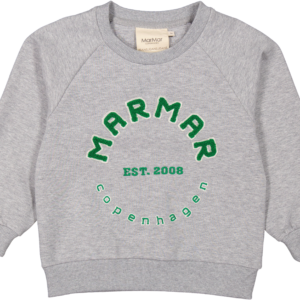 MarMar Theos Sweat Shirt - Green Logo - 92 cm / 2 år