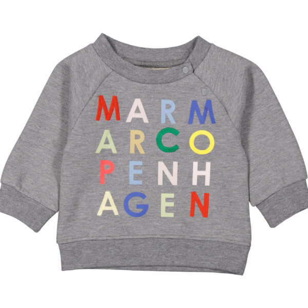 MarMar Theos Sweat Shirt - Multicol Letters - 68 cm / 4 mdr.