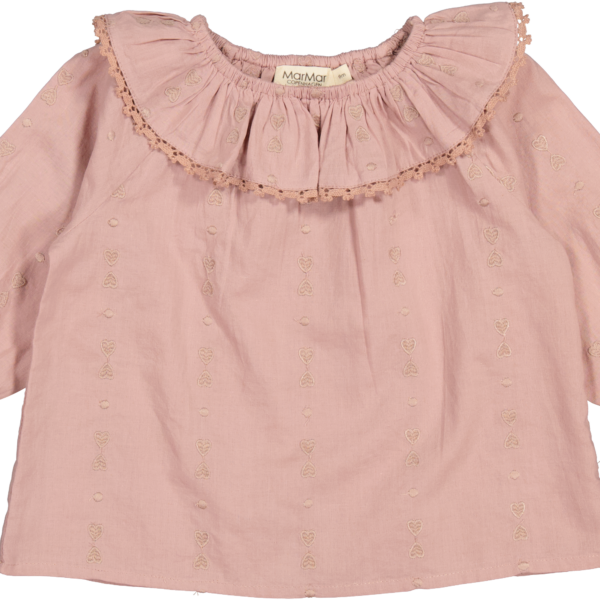 MarMar Tia Light Embroidery - Cream Taupe Heart - 74 cm