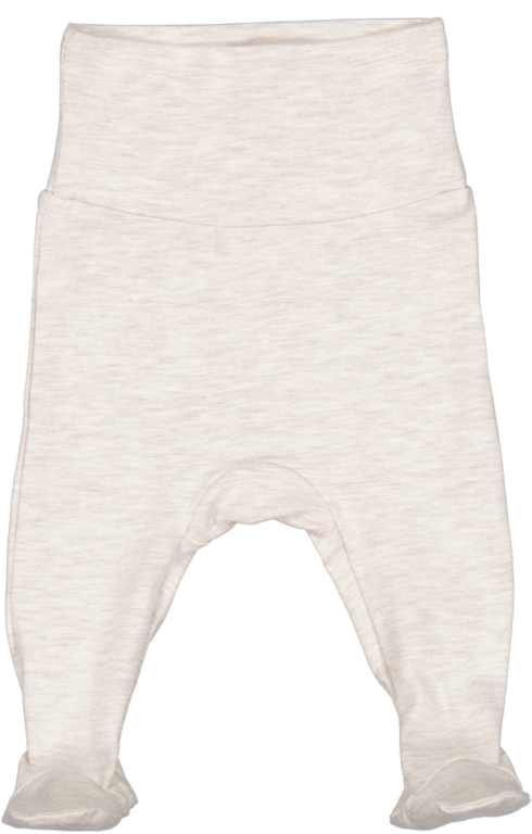 Marmar Pixa pants med fødder - Beige Melange - 50 cm Marmar Pixa pants med fødder - Beige Melange - 50 cm